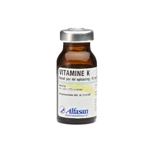 Vitamine K 10 MG/ML pro inj. / Reg NL 2118 UDD / 10 ml AAVet